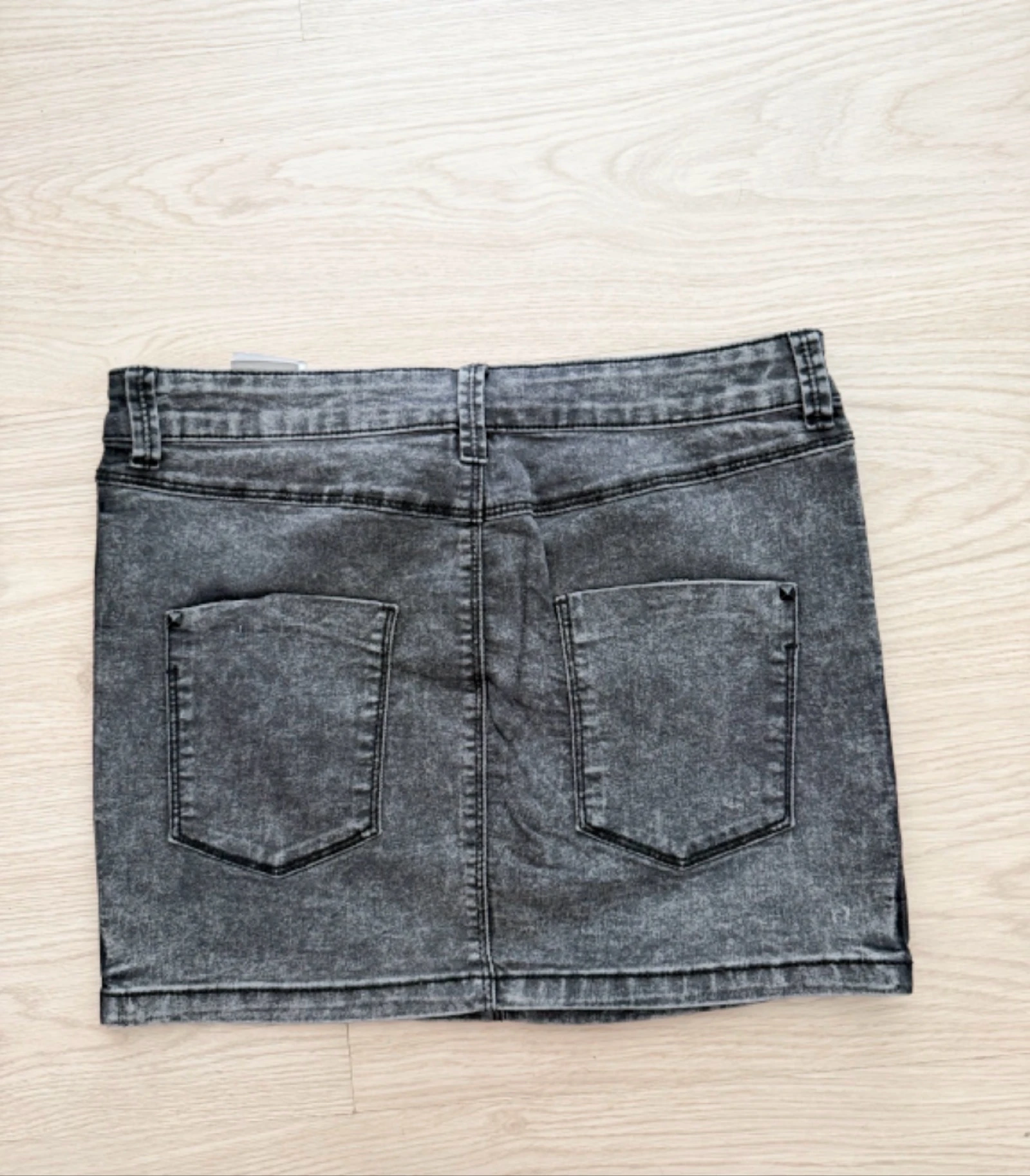 Grijze jeansminirok Pimkie maat 38 M – photo 3
